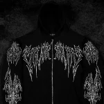 Breathedivinity Abyssal Wraith Oversized Zip up Hoodie VOID BLACK 4.webp