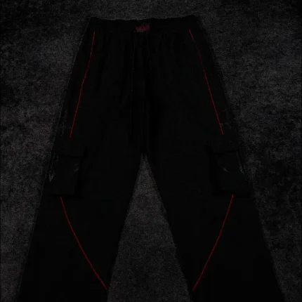 Breathedivinity Excalibur Uncuffed Cargo Sweatpants Black 3.webp