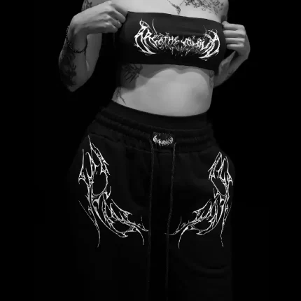 Breathedivinity Womens Kiss fitted Sweatpants 2.webp