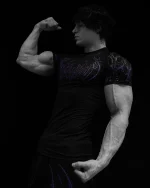 Void Tech™ Corrupted Short sleeve Compression DUSK 2.webp