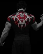 Void Tech™ Infernal Short sleeve Compression HEAVENLY RED 2.webp